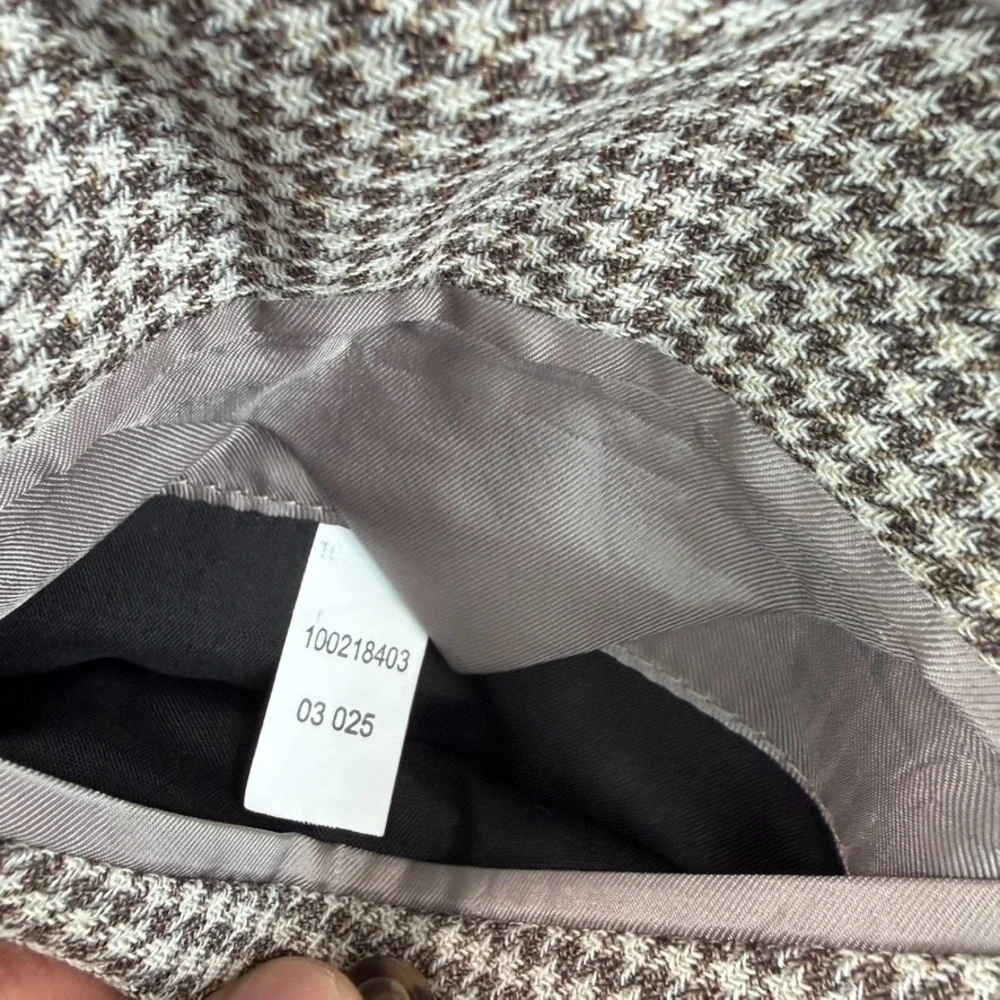 BROOKS BROTHERS Classic Blazer Sport Coat Brown Houndstooth Men 44R NWOT‎ $495